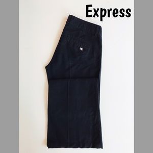 Express Linen Low Rise Wide Leg Pants